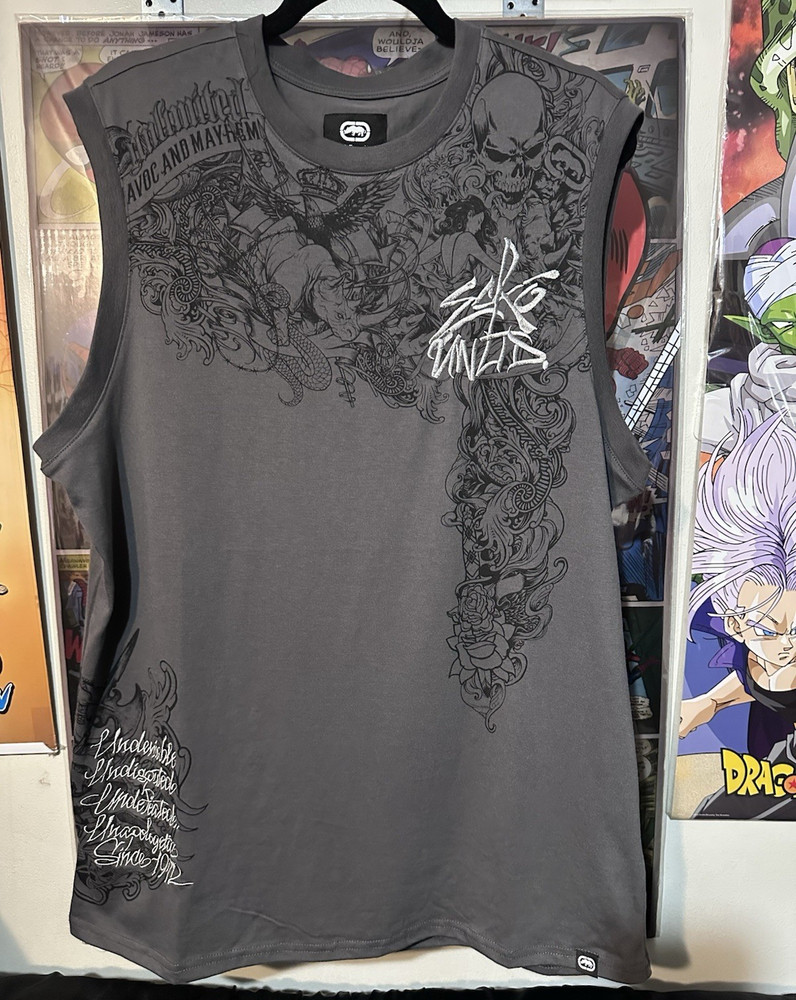 Y2K Ecko Unltd. Graphic Sleeveless Shirt Men’s Large