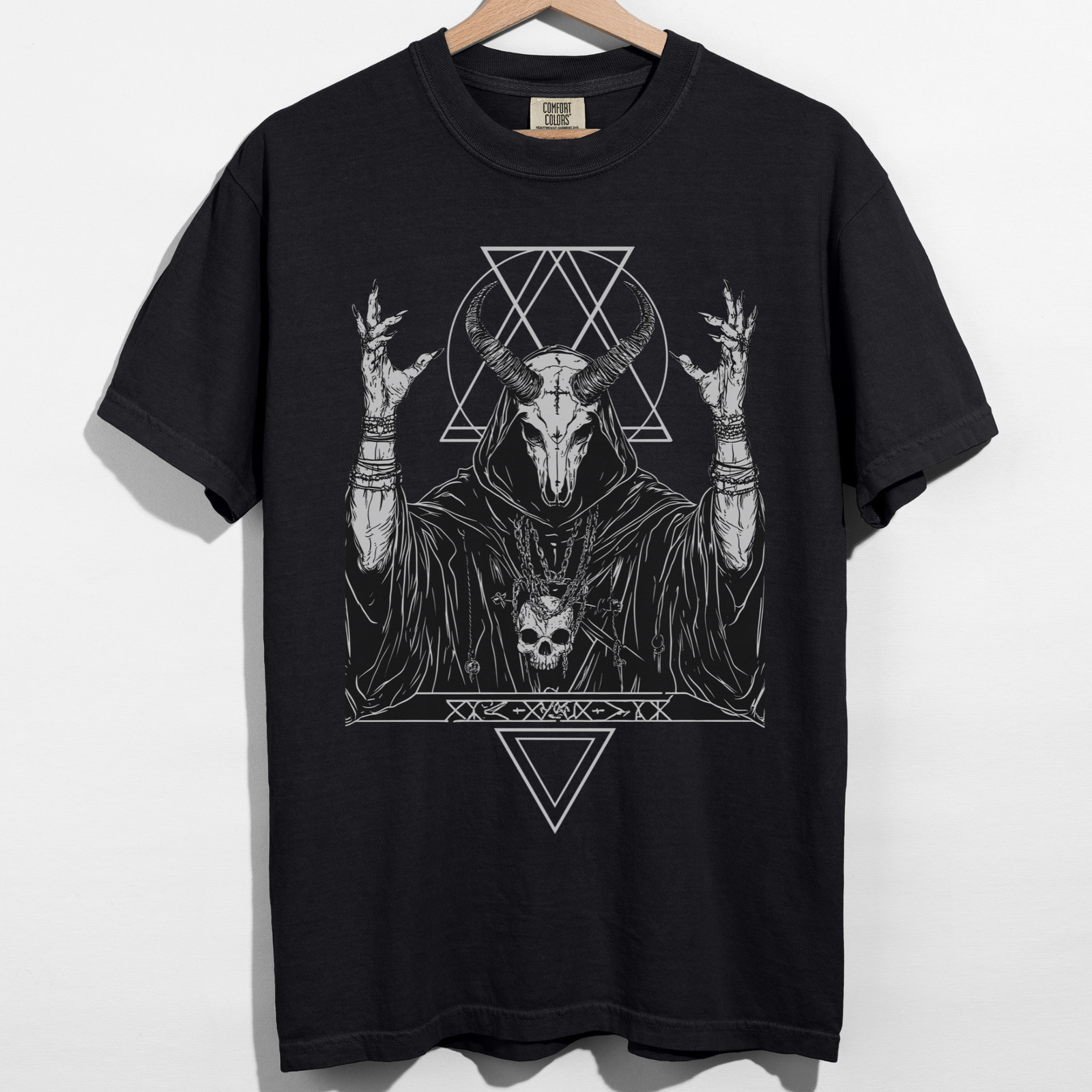 Occult Goth Graphic T-Shirt Punk Grunge Graphic Tee Alternative Streetwear Shirt gallery
