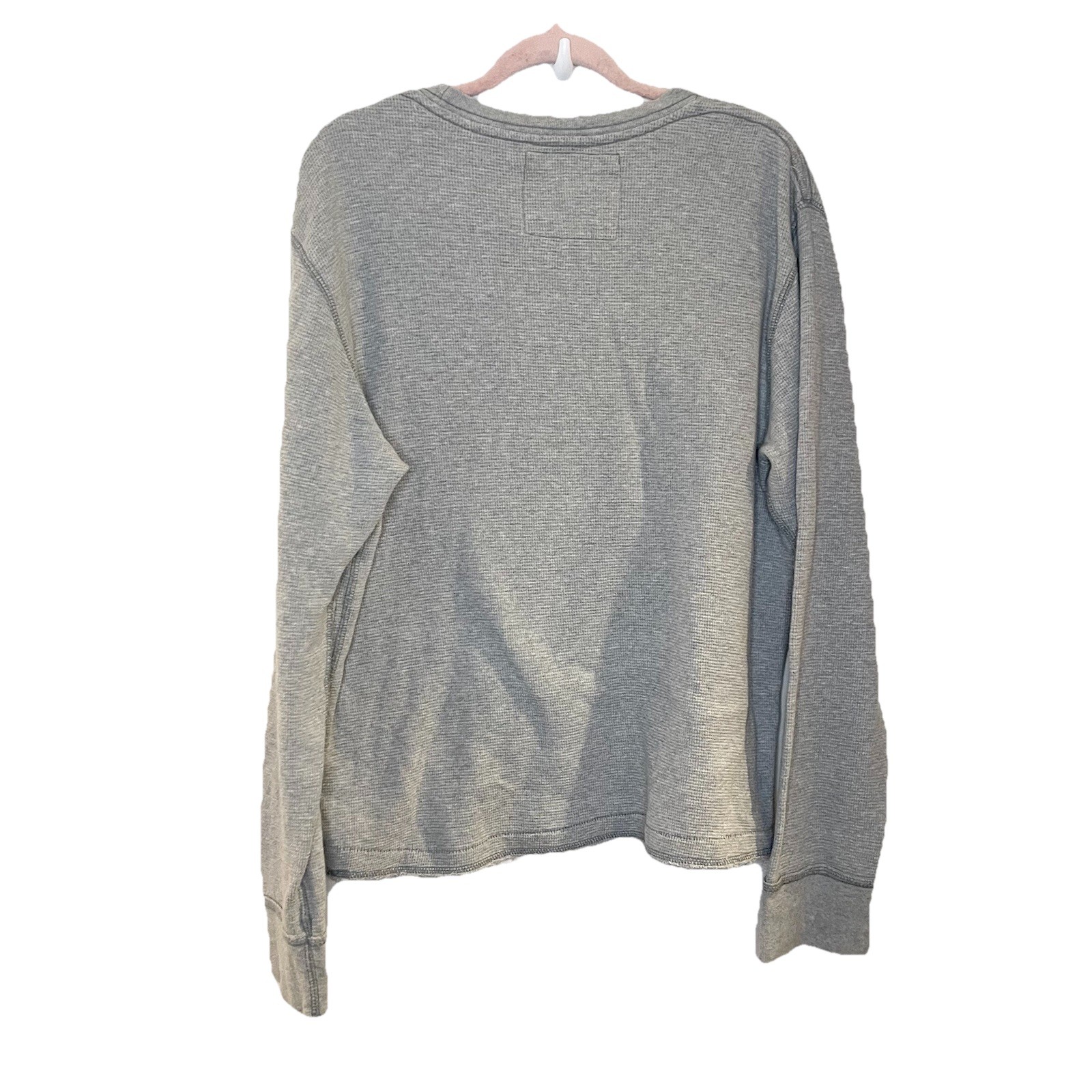 Aeropostale Shirt L/S Thermal Waffle Embroidered Distressed Y2k Grunge XL gallery