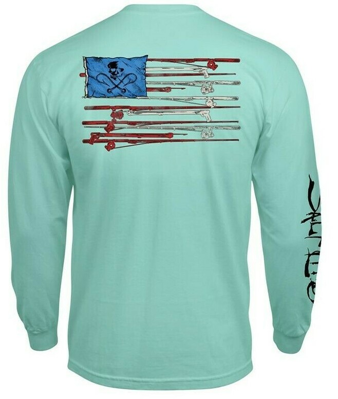 Mens Salt Life Fishermans Glory Graphic Pocket L/S T-Shirt – 2XL/XL/Large – NWT