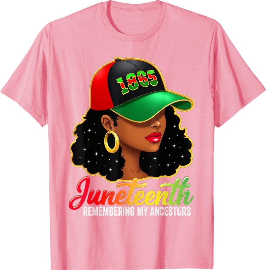 Juneteenth Remembering My Ancestors Black Women Juneteenth T-Shirt gallery