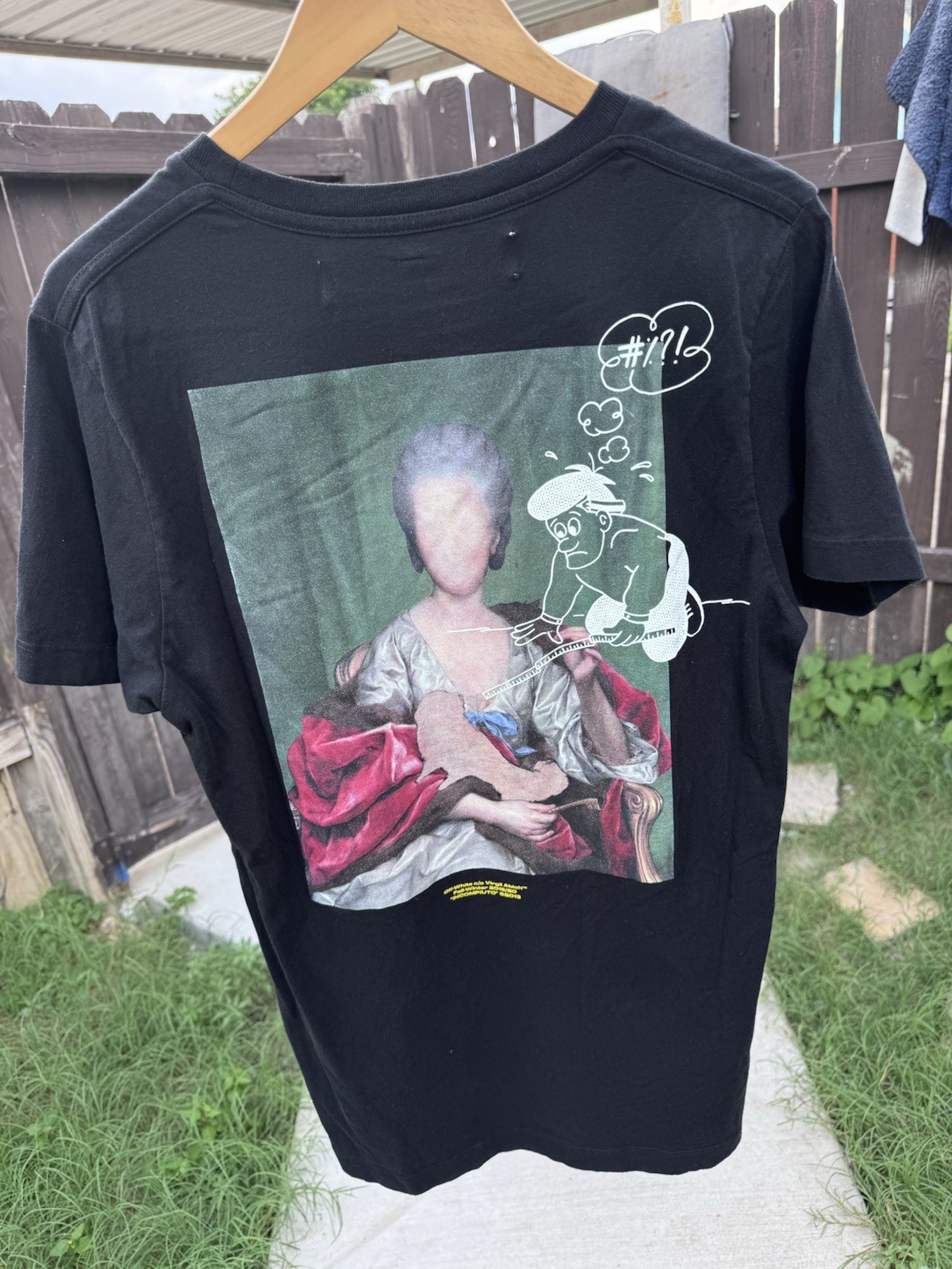 Off-White Mariana De Silva T Shirt Men Size M Black gallery