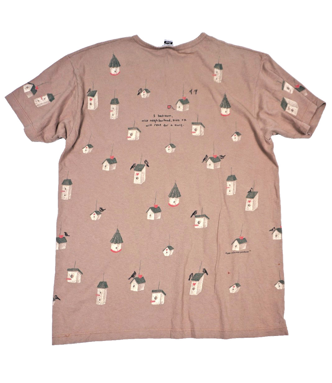 Vintage Relevant Products T Shirt Mens Large All Over Print Nature 90s Birds AOP gallery