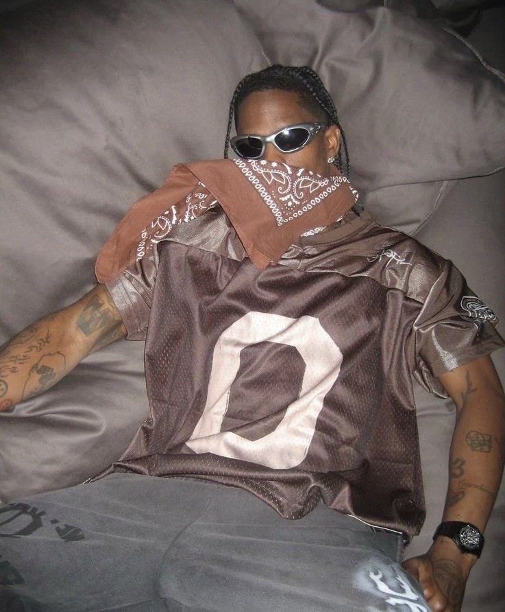 Travis Scott MetLife One Night in Utopia Football Jersey Size Large gallery