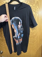 Cobb Vanth Marshal Mandalorian Star Wars EI-LO Black Men’s T-Shirt Size Large