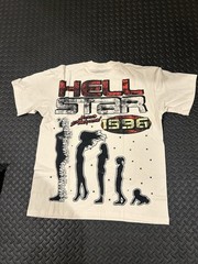Hellstar Human Development Shirt Cream Off White Size L Large Graphic Tee Skull