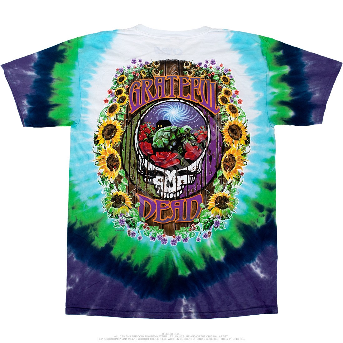 Grateful Dead Terrapin Station Tie-Dye T-Shirt Liquid Blue gallery