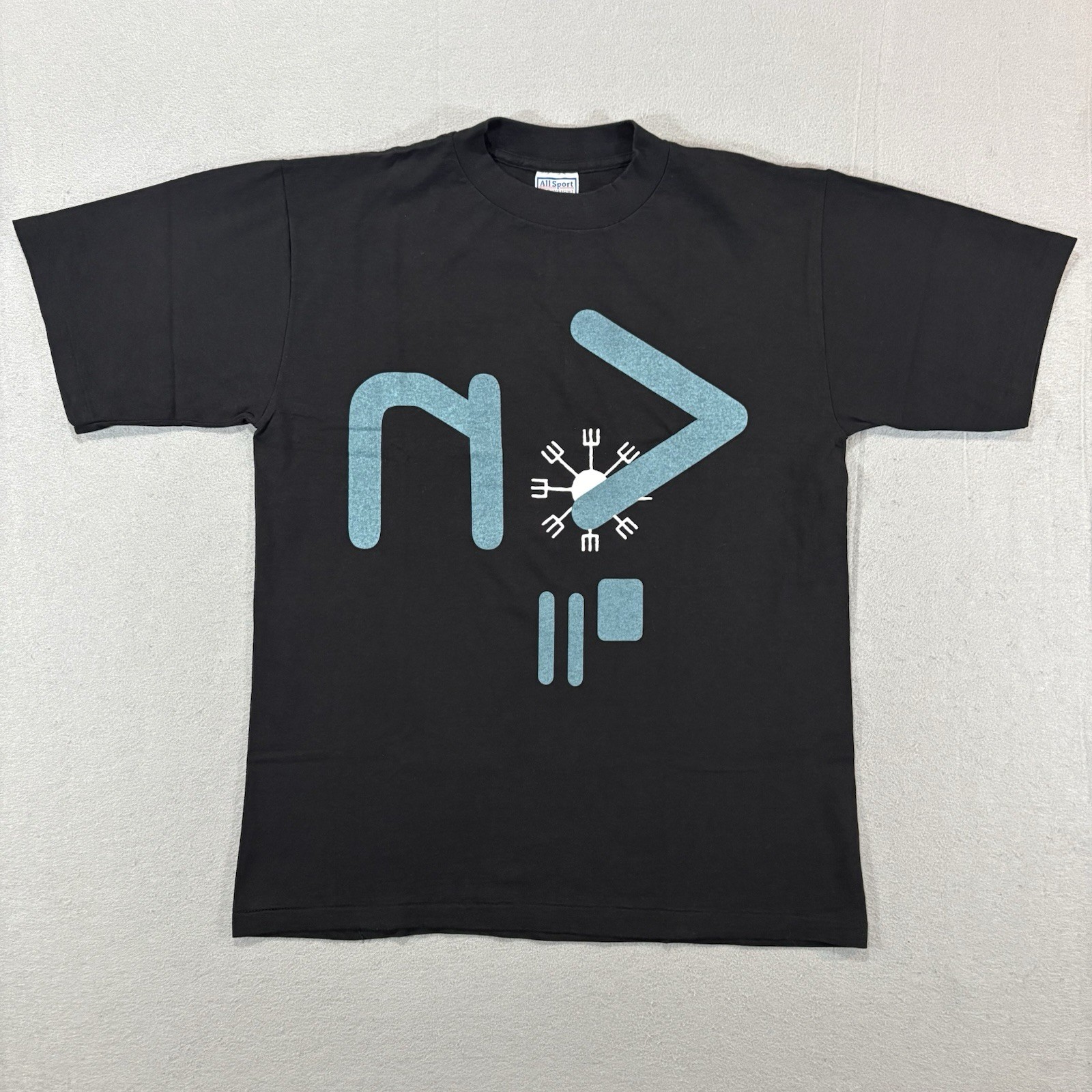 Vintage 90s Nine Inch Nails Dissonance Performance Band T-shirt L Rare Deadstock