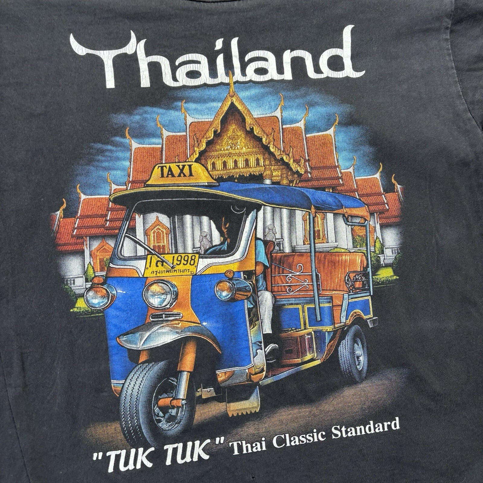 Vintage 90s Thailand Tuk Tuk Thai Classic Standard Car Shirt Size XL gallery