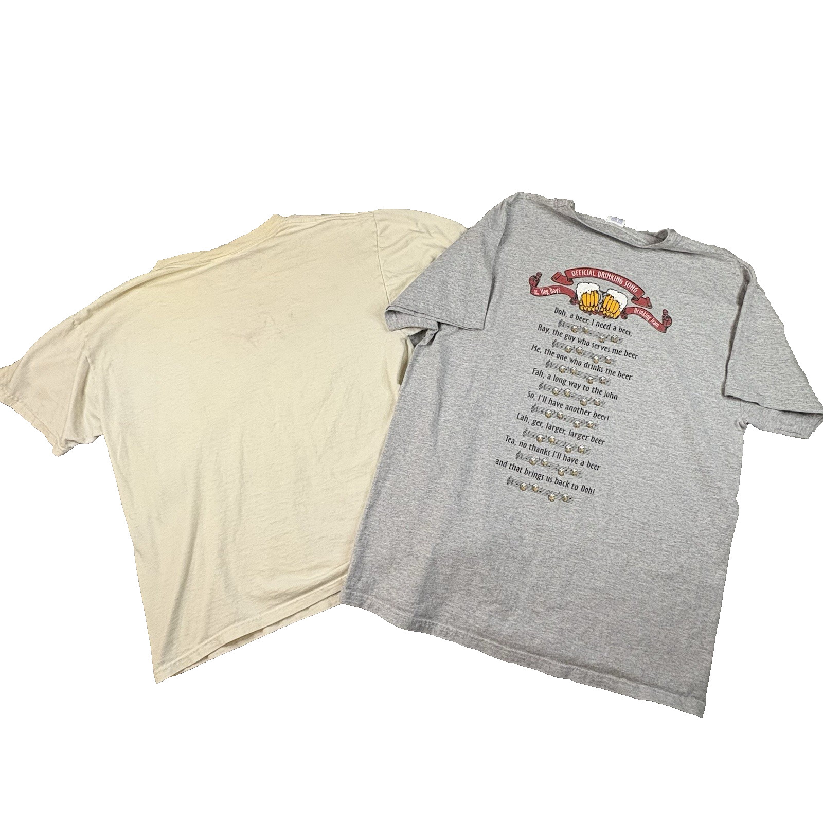 MIXED LOT OF 5 Men's M Various T Shirts Rock/Beer/Dwight Schrute SEE DESCRIPTION gallery