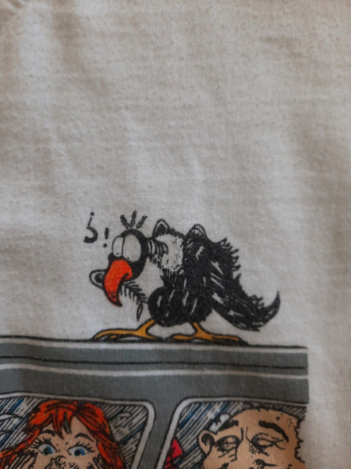 Vintage Mexico Tour Bus Flasher Cartoon Single Stitch T-Shirt (Large) gallery