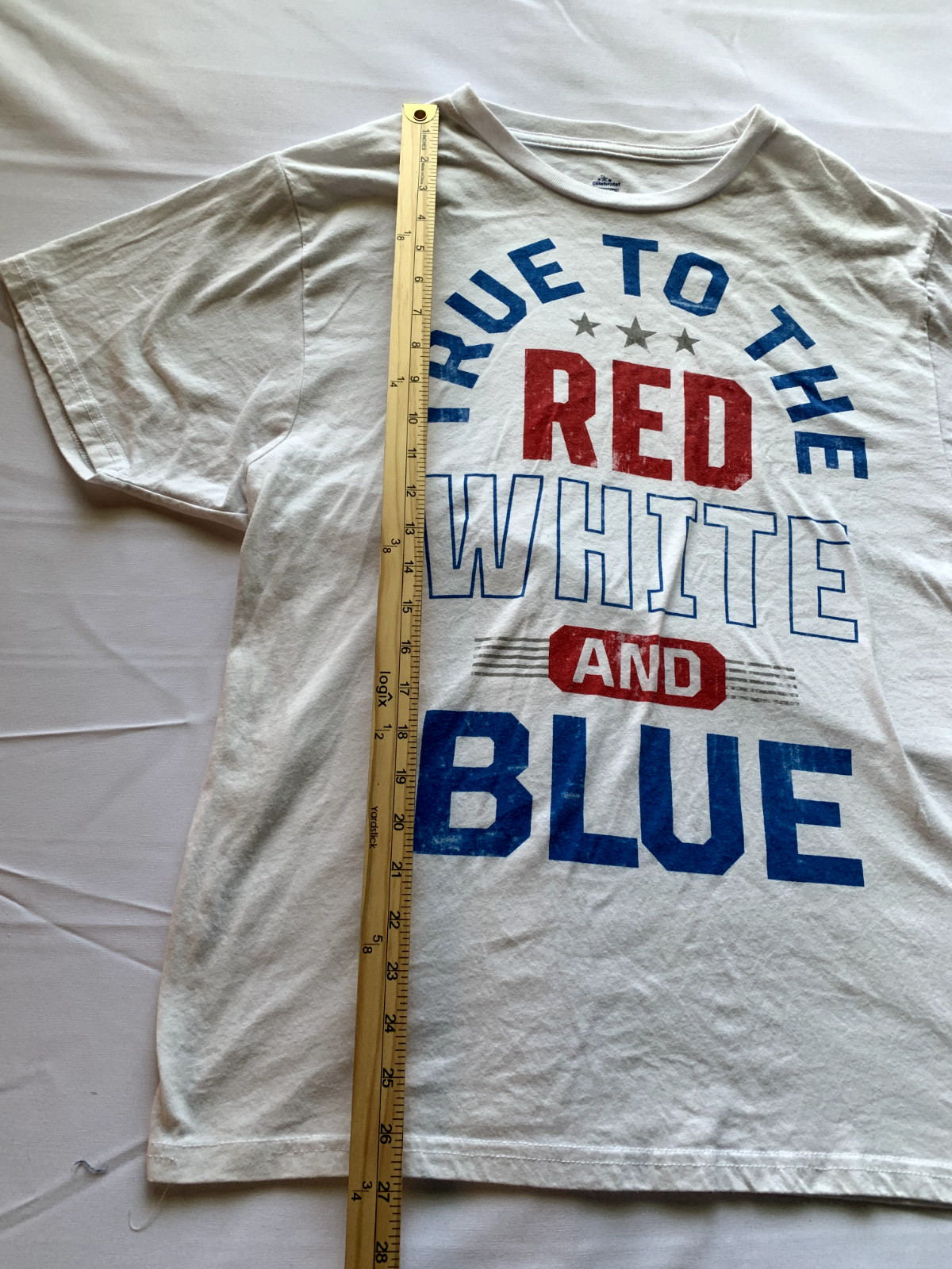 True to the red white and blue Mens tee shirt Size XL 46/48 gallery