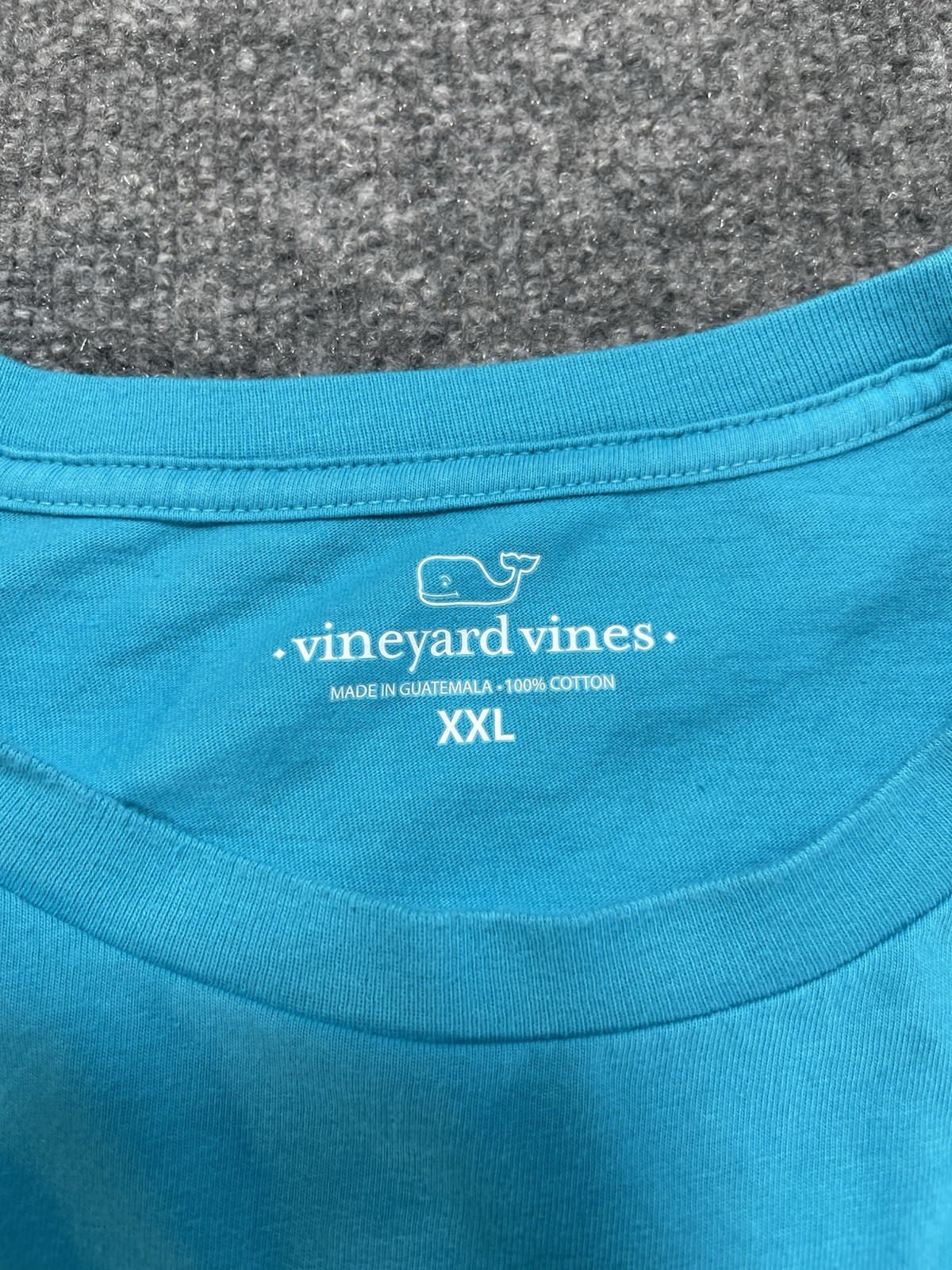 Vineyard Vines Men's T Shirt 2XL Blue Long Sleeves Crew Neck Whale Beach Outdoor gallery