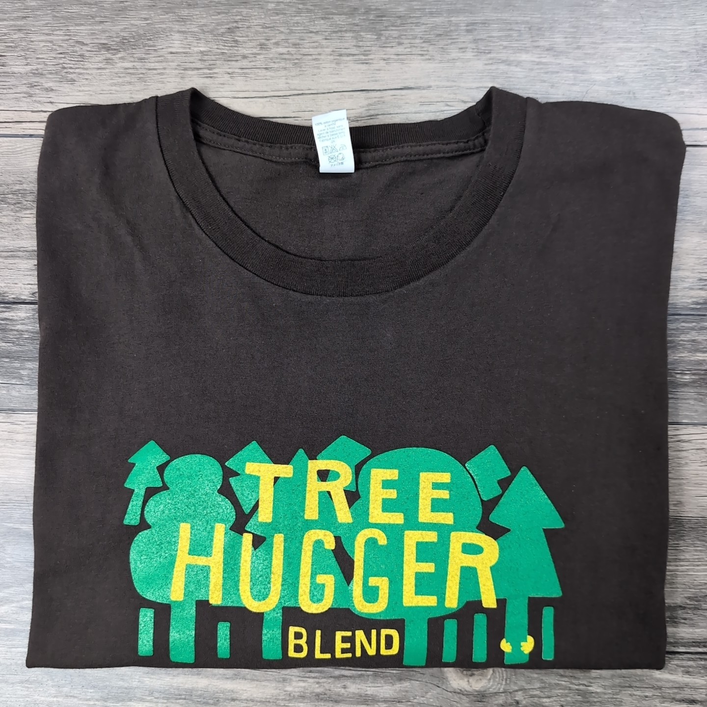 True Hugger Black Brown Organic Cotton Made In USA Men's 2X Soft High Quality gallery