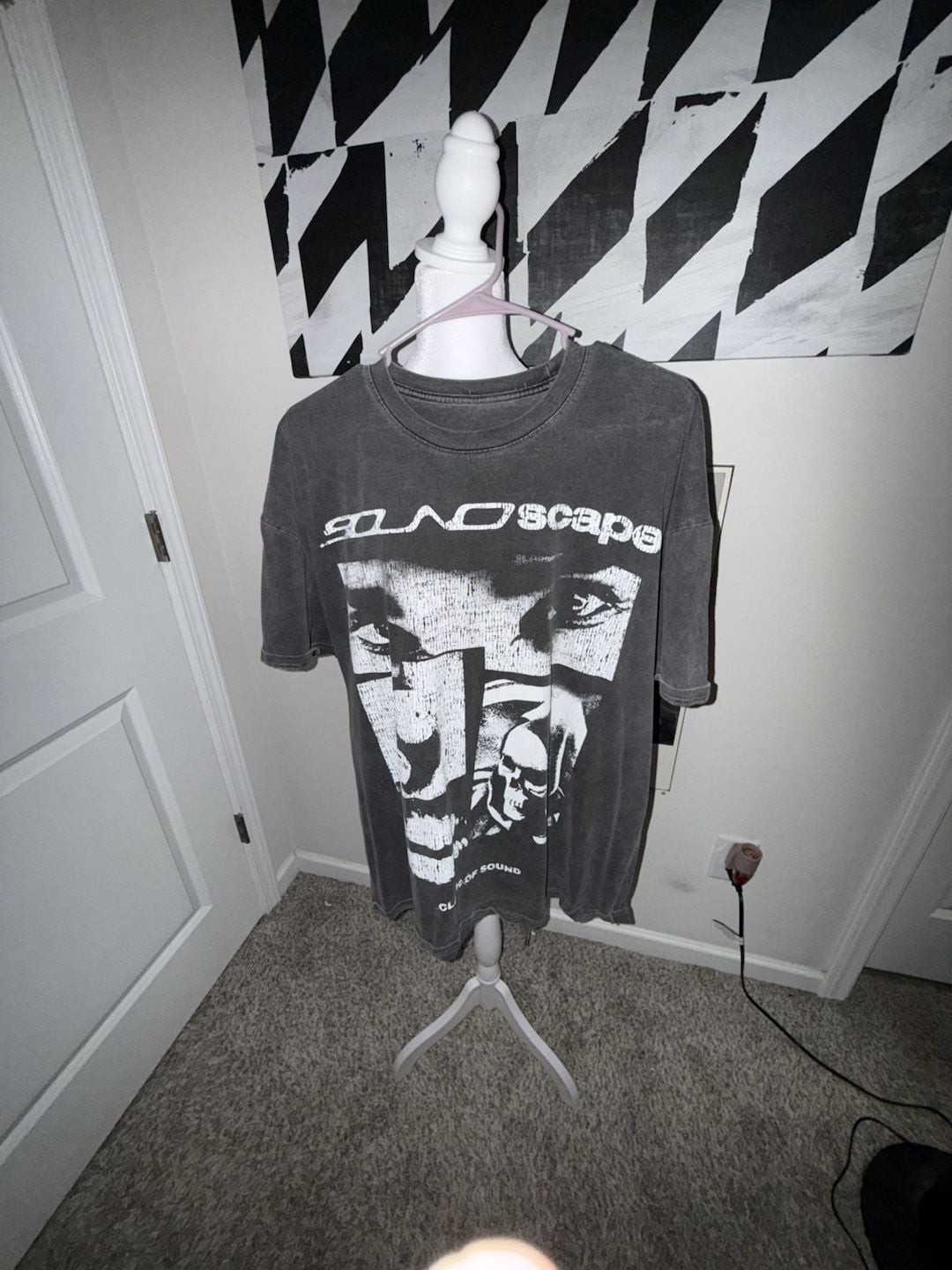 Soundscape Clash of Sound Graphic Oversized T-Shirt gallery