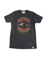 Kid Dangerous L127516 Mens Charcoal Grey Deadwood Cotton Graphic Tee Size XXL