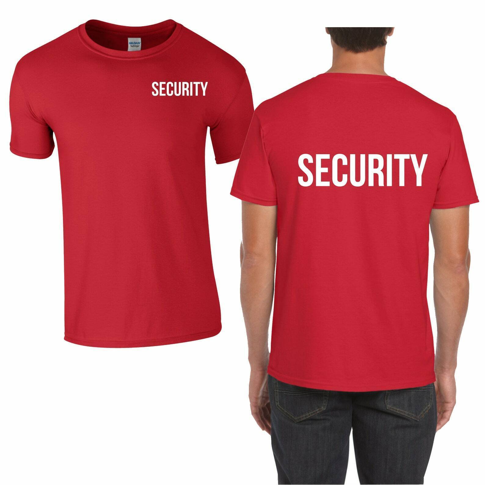 Security Print, Workwear Uniform Police Staff Bouncer Doorman Bodyguard T-Shirt gallery