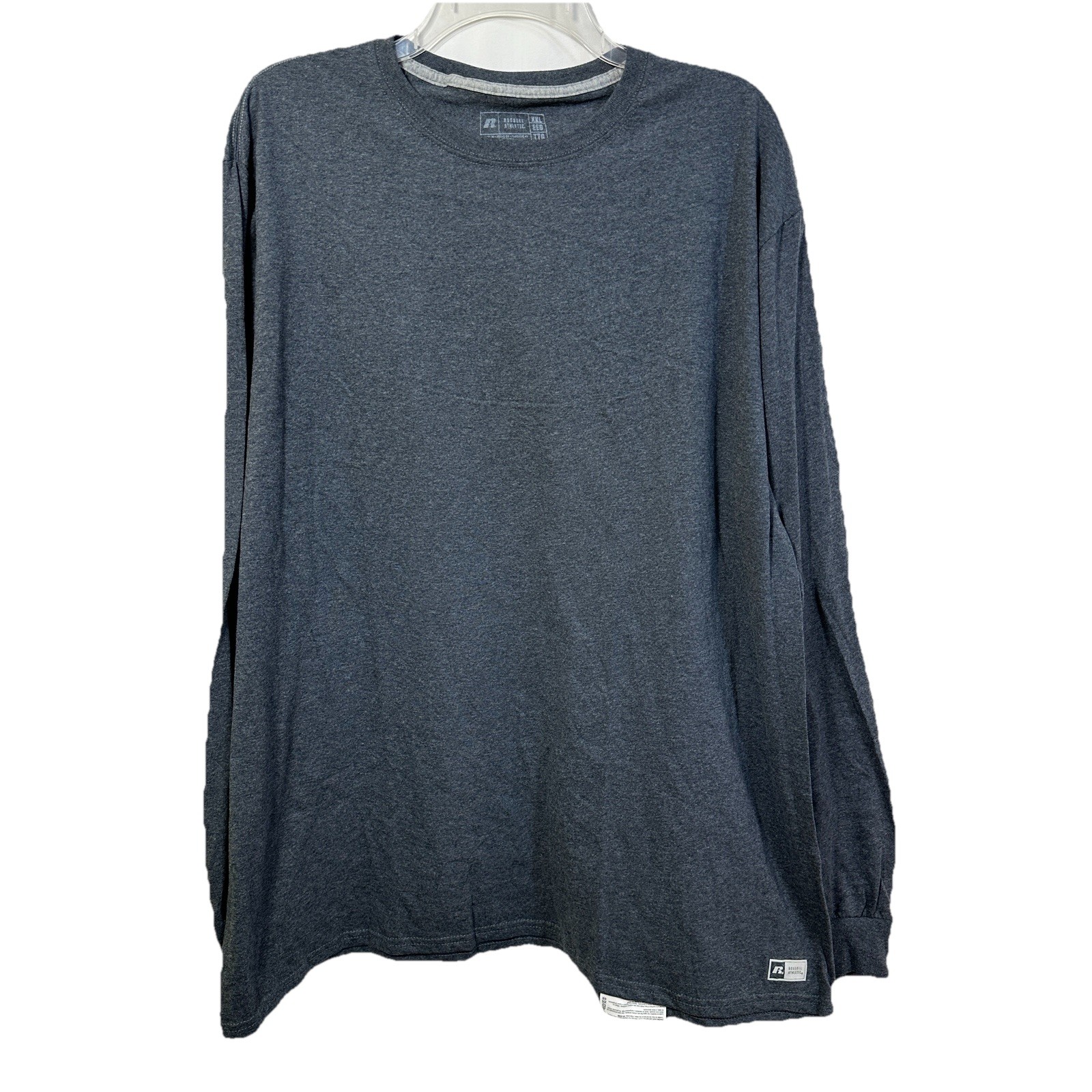 NWT Russell Athletic Men's 2XL Cotton Performance Long Sleeve T-Shirts UPF 30+ gallery