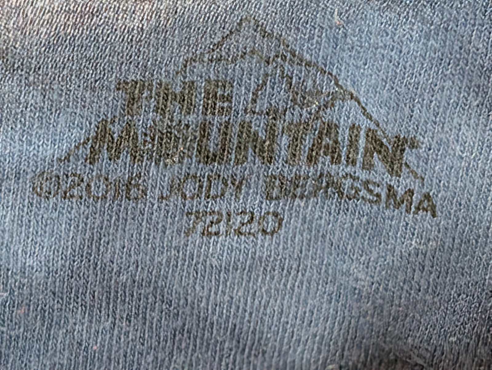 The Mountain Mens T-shirt Blue "Journey To The Dream time" Bear Family XL #6210 gallery