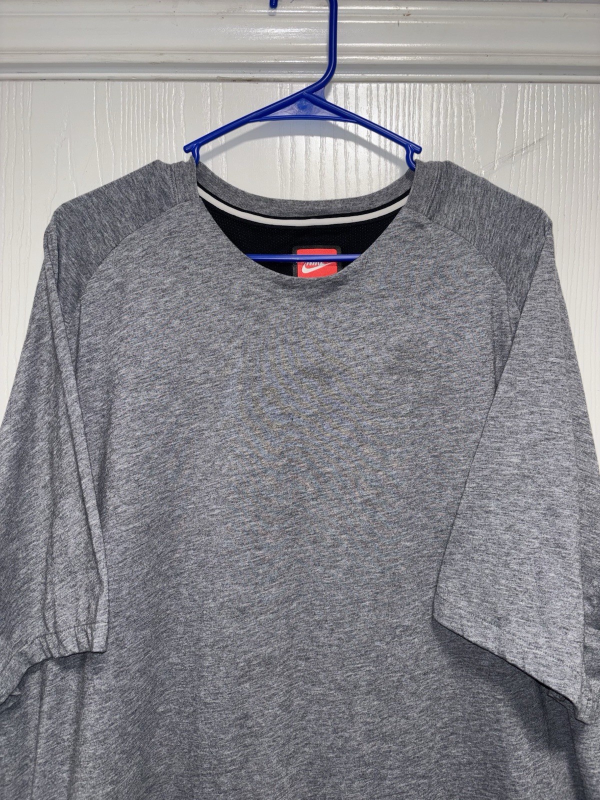 Nike Sportswear Bonded T-Shirt Mens XL Heather Gray Black Short Sleeve gallery