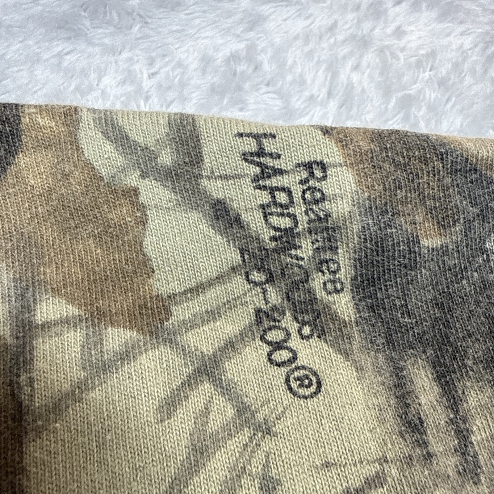 Vintage Liberty Camo Shirt Men Large Realtree Hardwood Pocket Single Stitch gallery