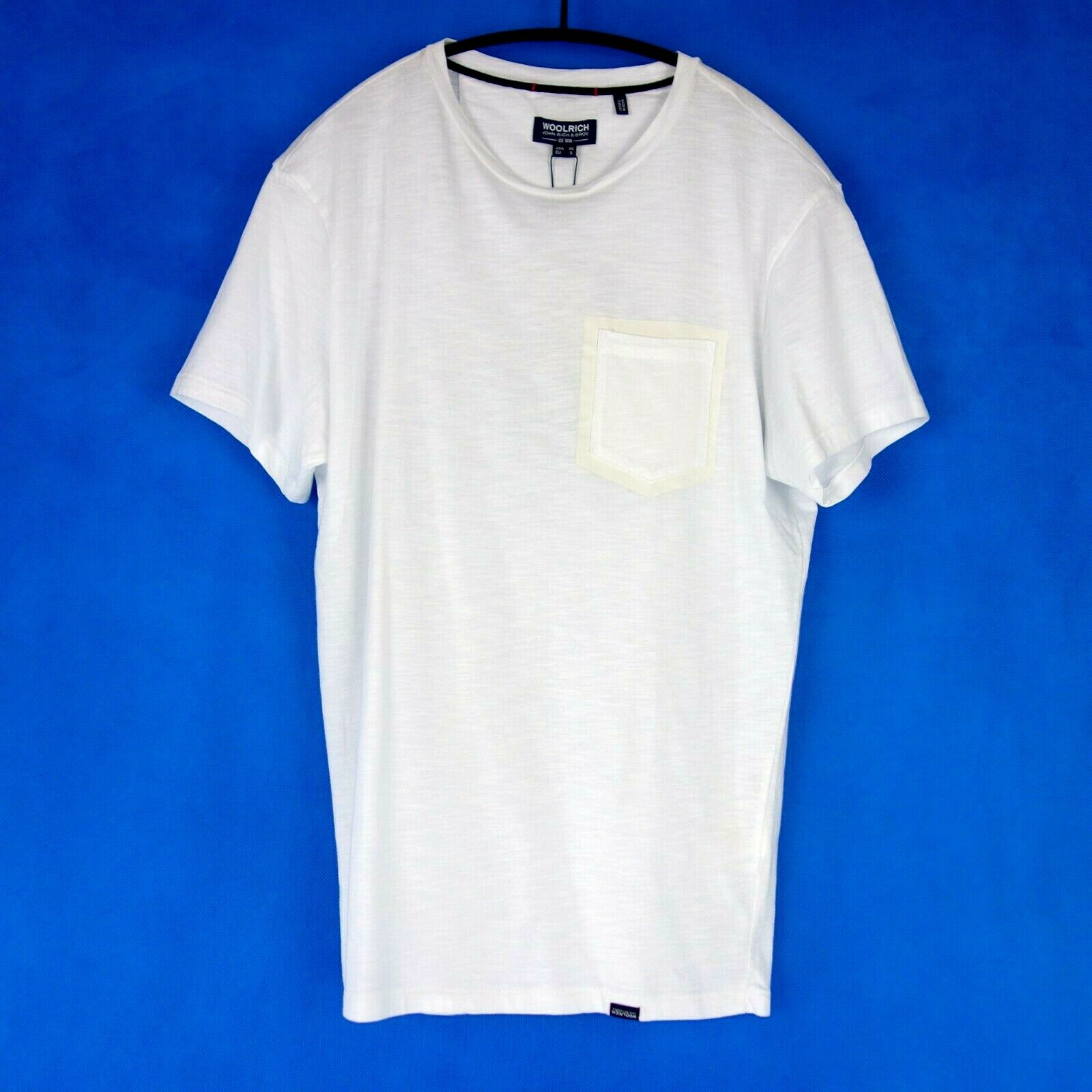 Woolrich Shirt White S Mens Summer Casual Top Cotton Basic New gallery