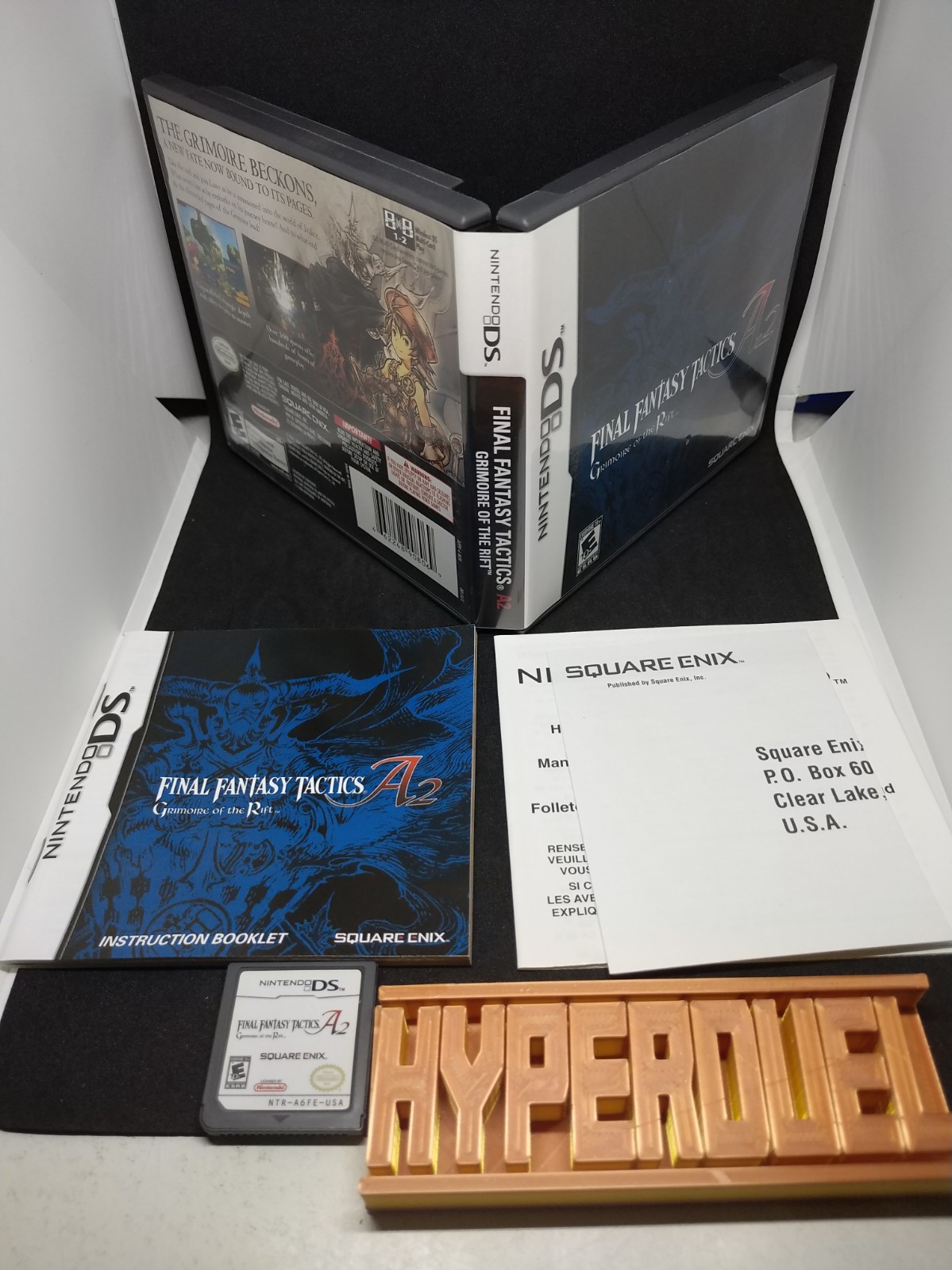 FINAL FANTASY TACTICS A2 Grimoire Of The Rift CIB Nintendo DS 3DS 2DS DSi Square