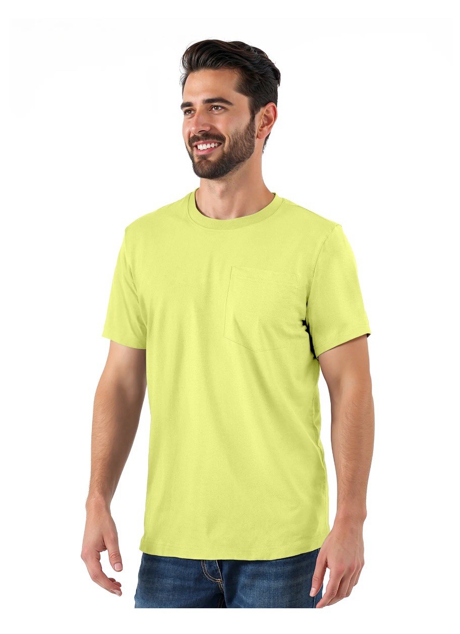 2-Pack BRAHMA Men’s S (34-36) Pocket Tee Relaxed Short Sleeve Moisture Wicking gallery