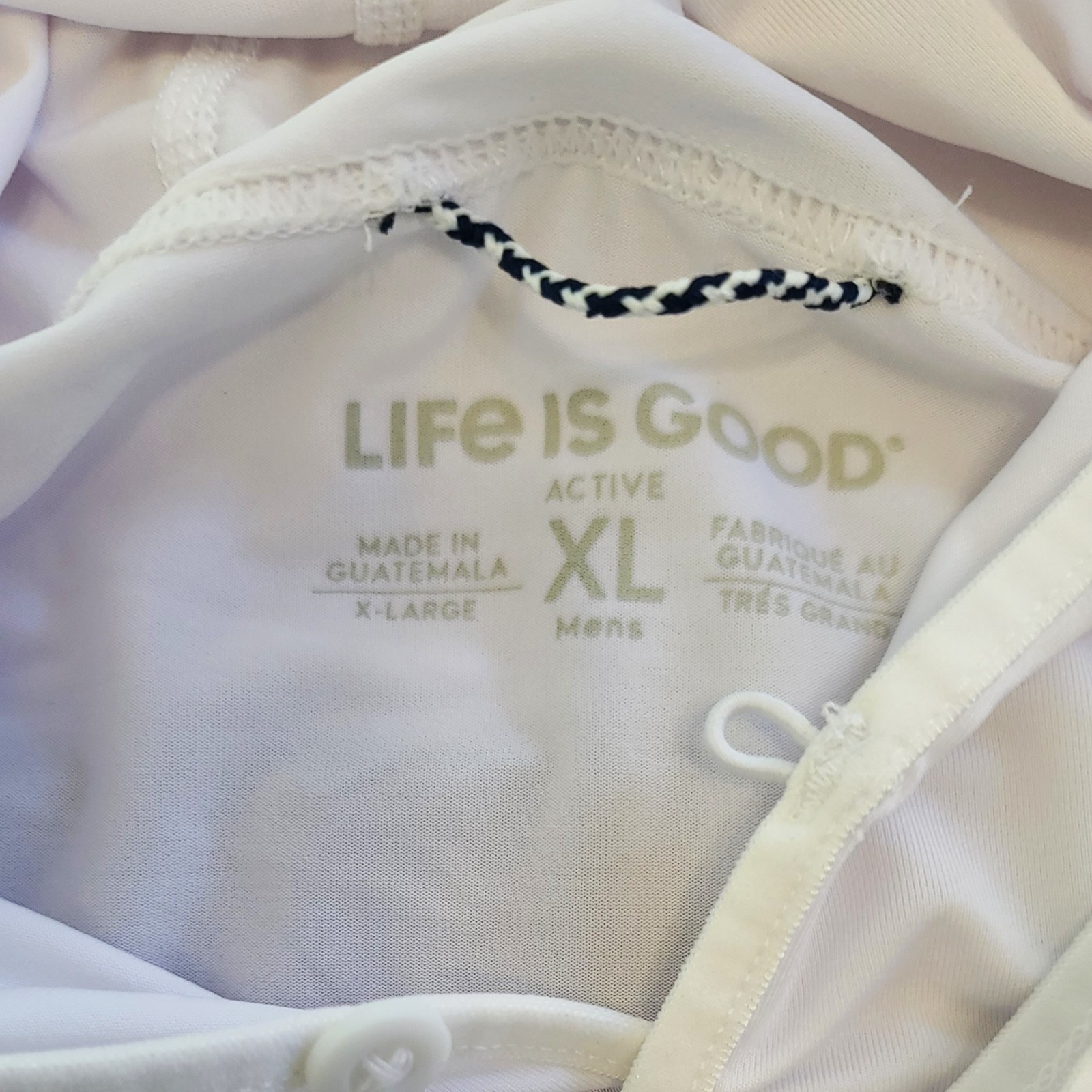 Life Is Good LS Active Hooded Tee LOGO Moister Wicking UPF 50 Mens XL Chest51in gallery