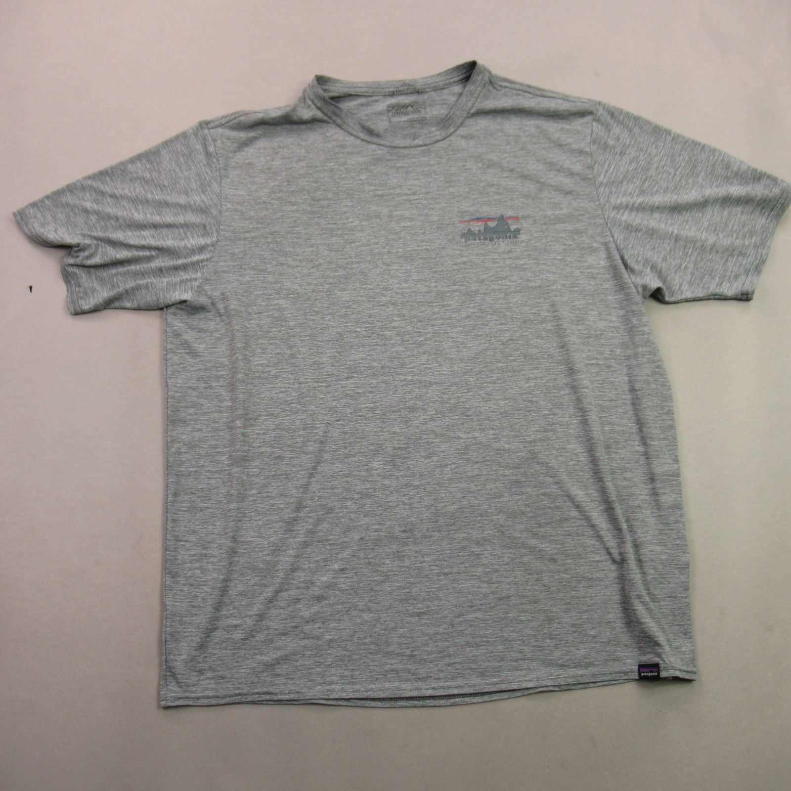 Patagonia Men's Large L Gray Heathered Crew Neck Short Sleeve T-Shirt Save Our gallery