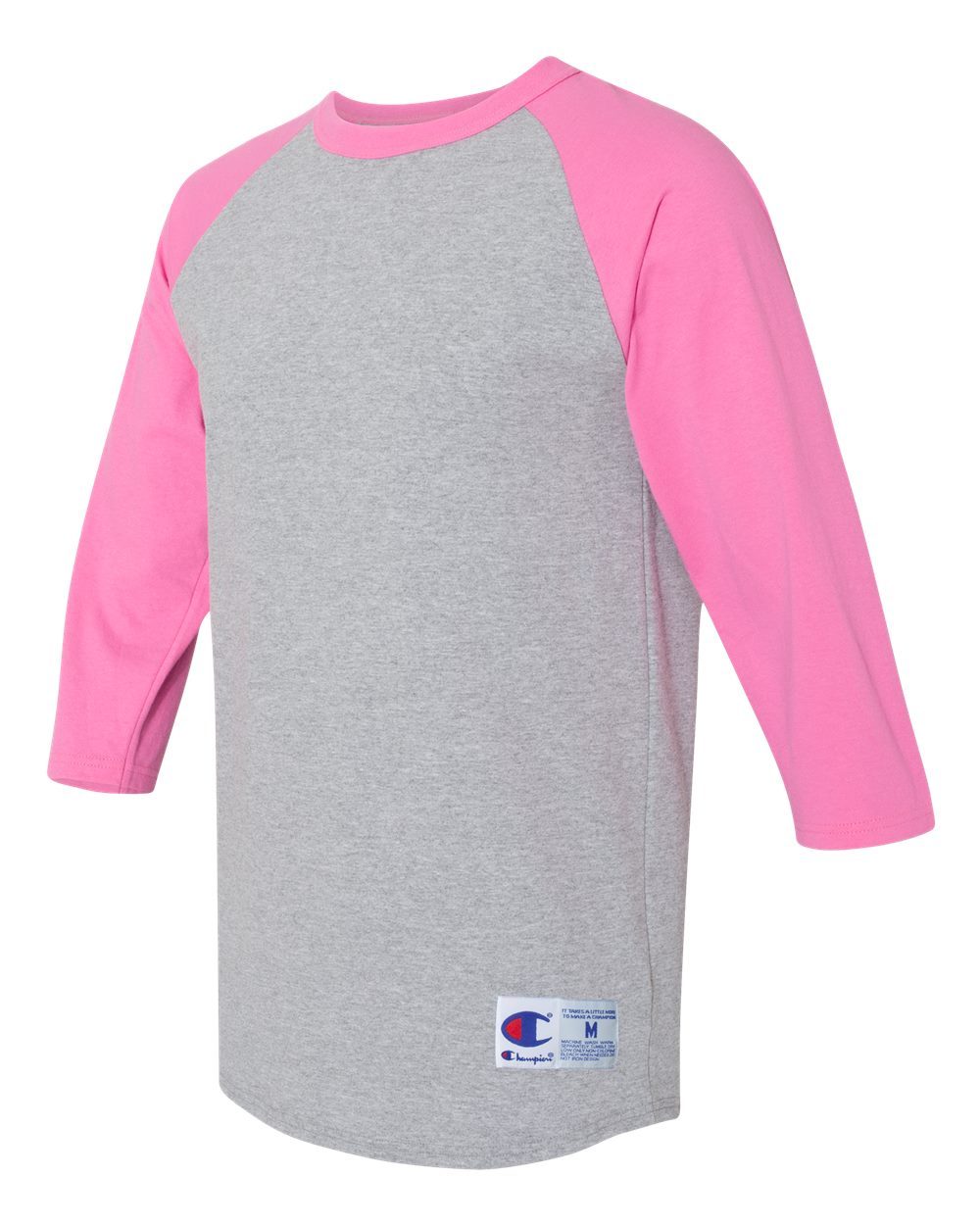 Champion Men's Adult Raglan Baseball T-Shirt 3/4 sleeves T-137 gallery