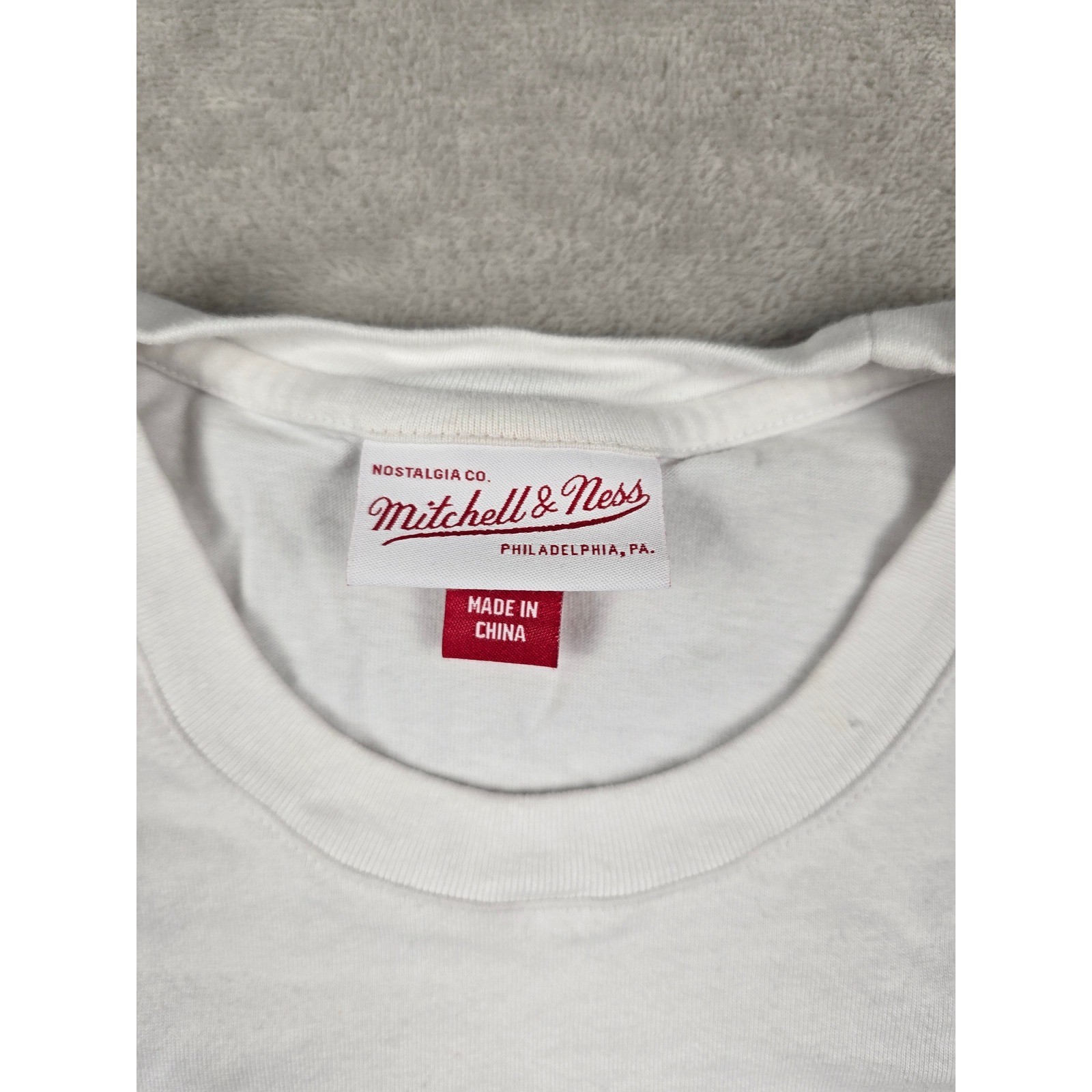 Mitchell & Ness x UNKNWN T-Shirt Mens M White Miami Heat Hardwood Classics *Read gallery