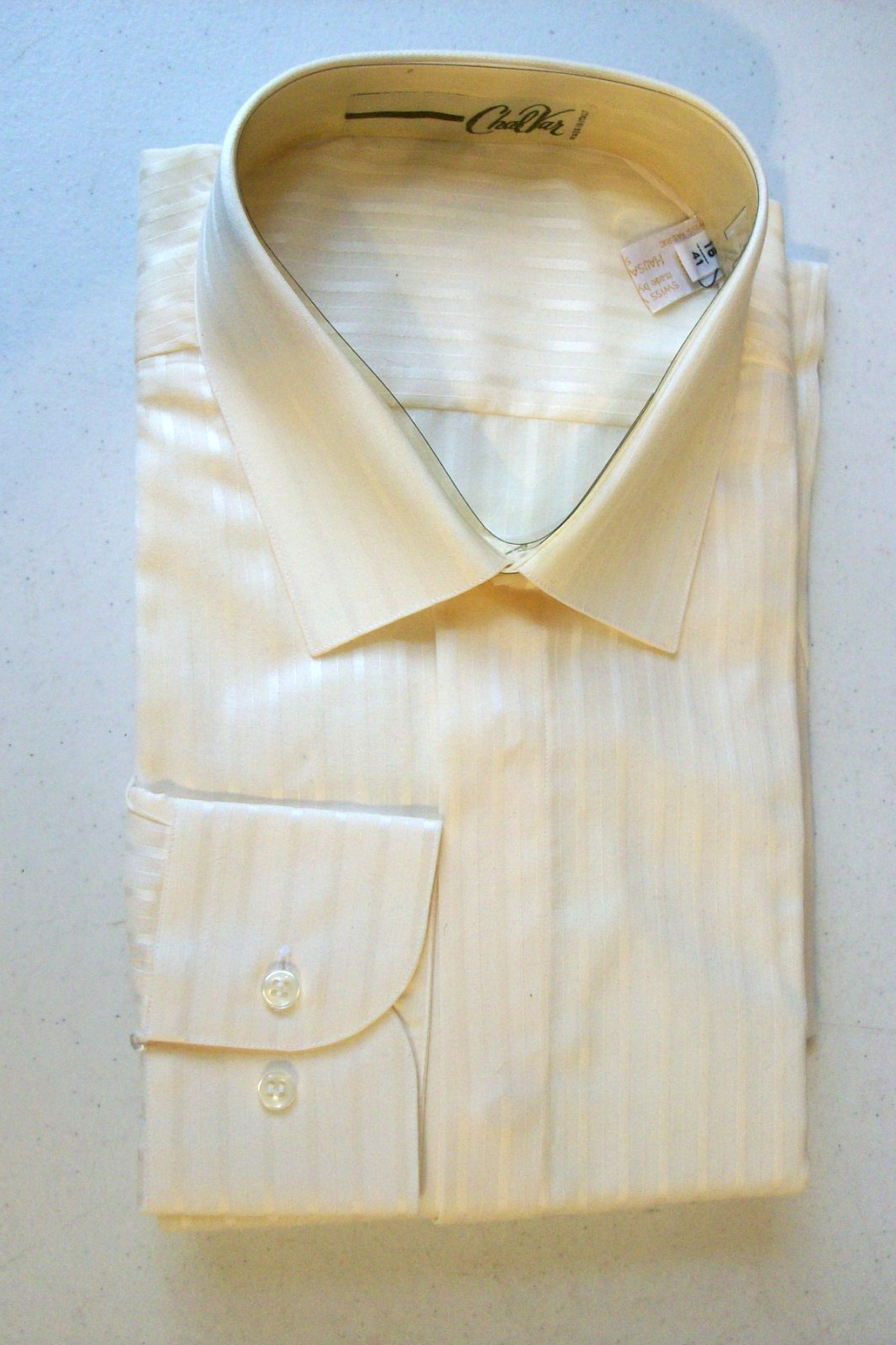 Men's Vintage "Chal Var / Hausammann 16 / 41 Long Sleeve Dress Shirt" New gallery
