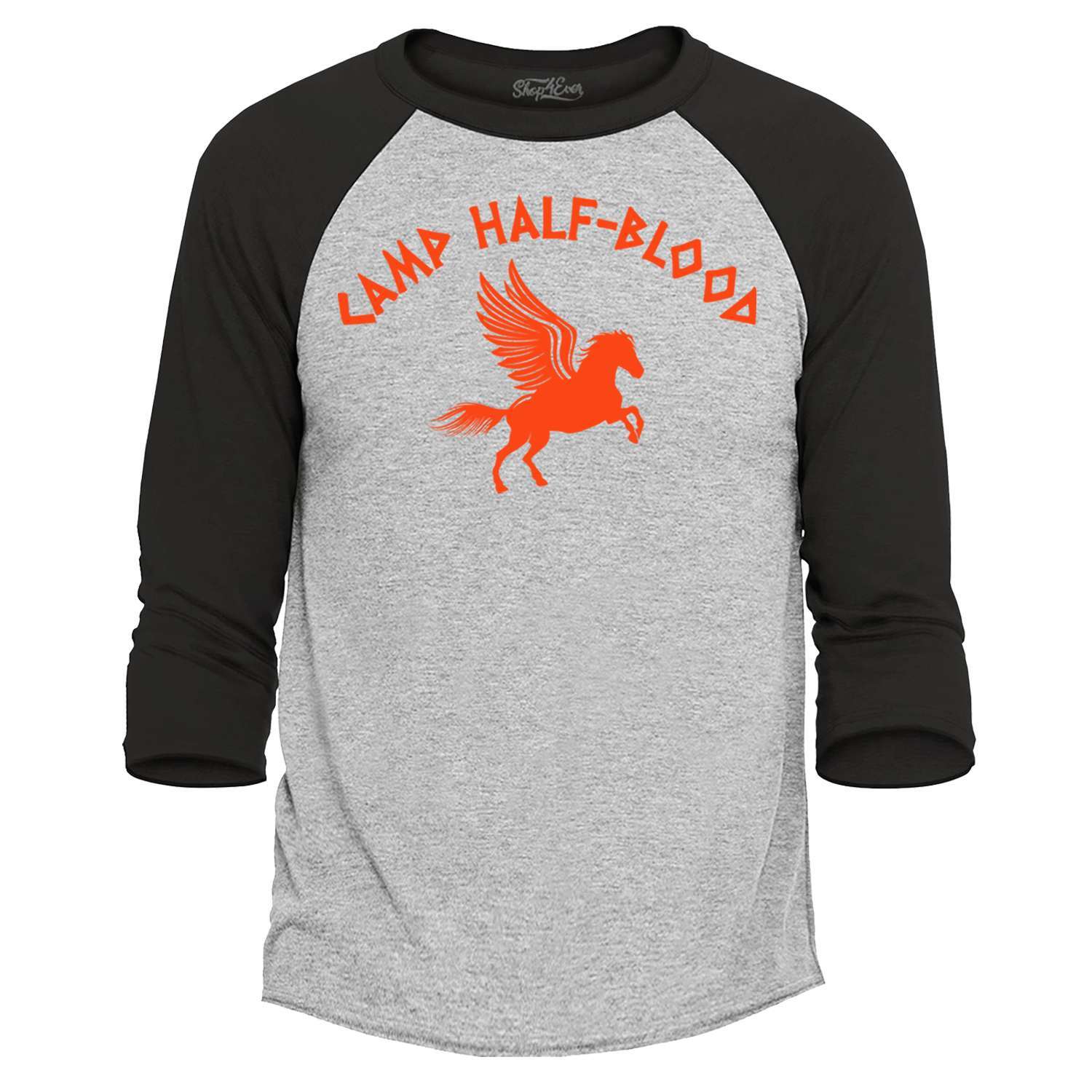 Camp Half Blood Raglan Baseball Demigod Shirt gallery
