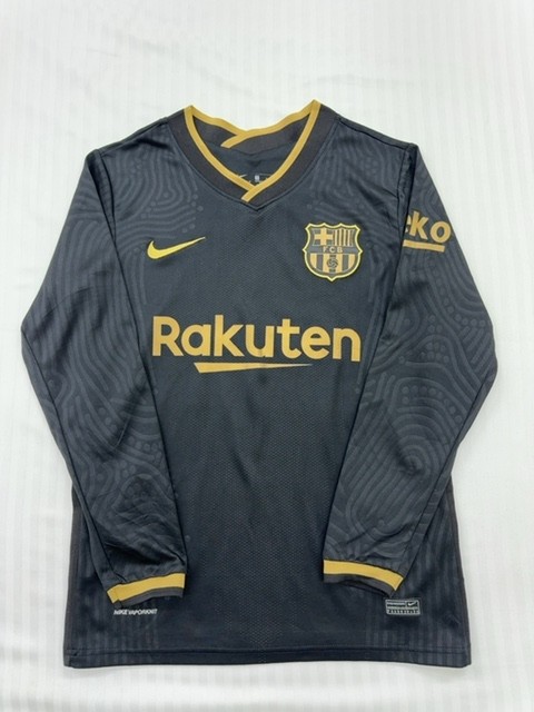 Nike Men's Black Gold FC Barcelona 20/21 Away Soccer Jersey L gallery