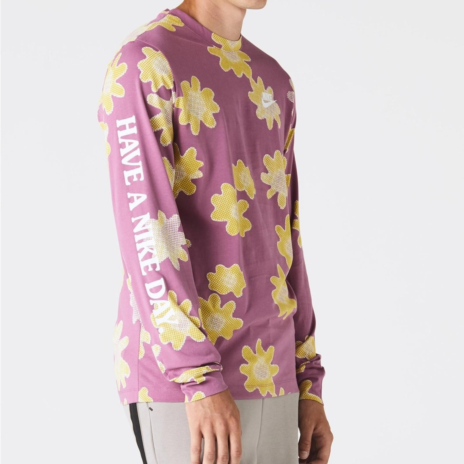 Nike Sportswear Long Sleeve T-Shirt Mens Small ‘Have a Nice Day’ gallery
