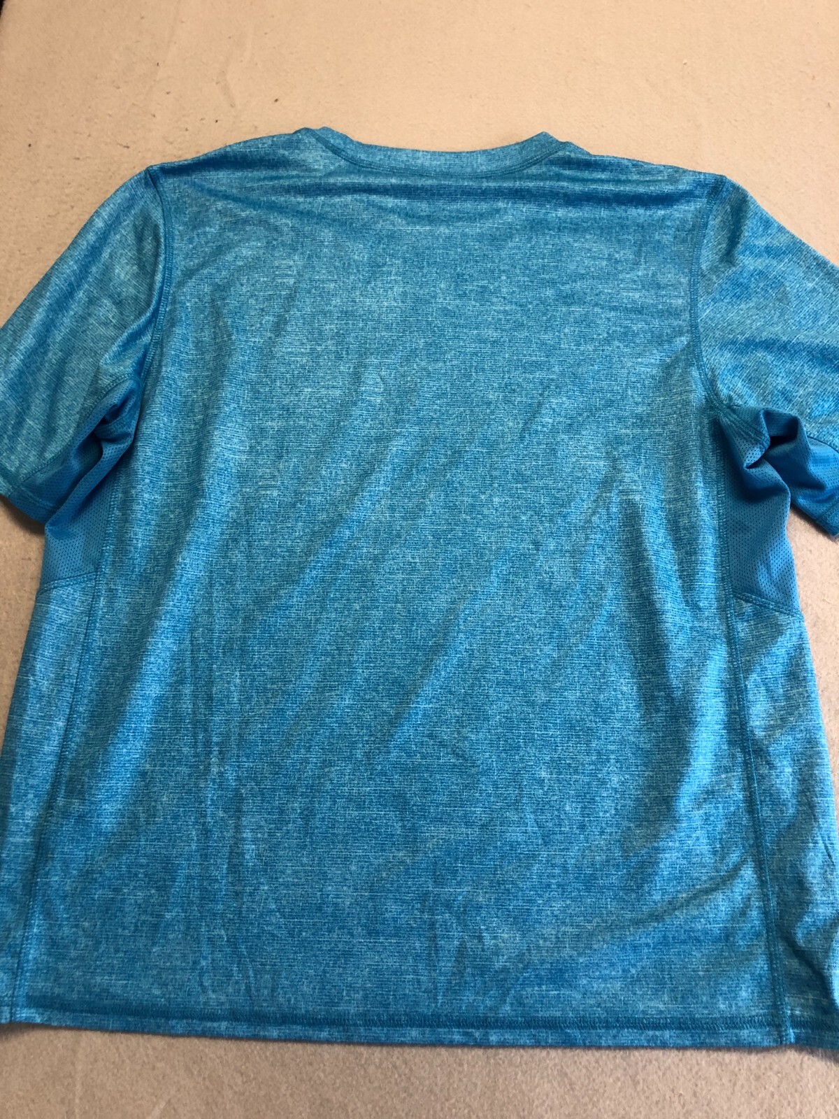 ZeroXposure Shirt Men's Large Extra Blue Heather Knit Casual Activewear gallery