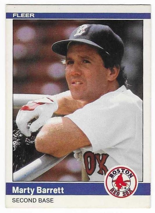 MARTY BARRETT 1984 FLEER UPDATE # U-8 BOSTON RED SOX NM / MT **FREE SHIPPING**