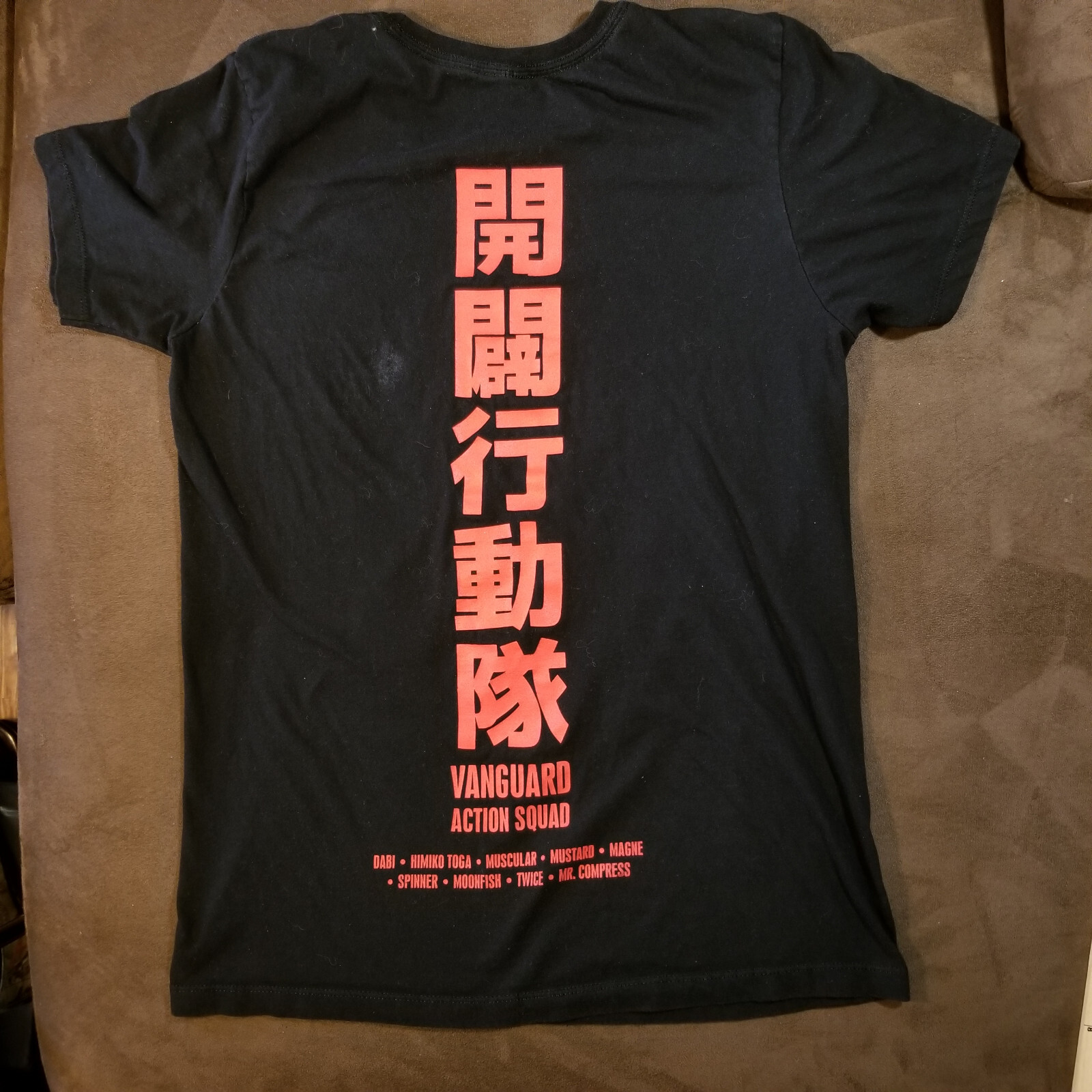 My Hero Academia Vanguard Action Squad Anime Manga T-Shirt Short Sleeve MEDIUM gallery