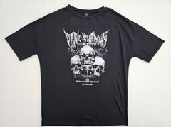 Romwe Goth Grunge Punk Dark Shadows Skulls T-shirt Size Small