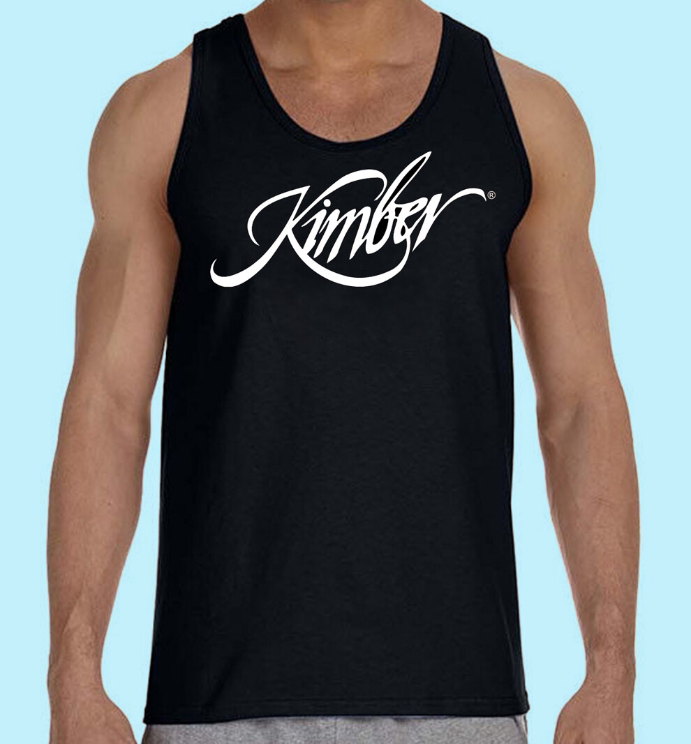 Tank top, Unisex, Black, Army, Navy, Marines, Military, Kimber, 100%Cotton