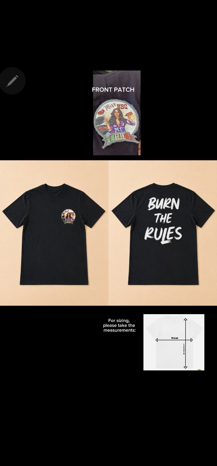 𝐌𝐈𝐒𝐒 𝐁𝐁𝐐 𝐈𝐓𝐀𝐋𝐘 𝐓-𝐒𝐇𝐈𝐑𝐓 | OFFICIAL BBQ APPAREL gallery