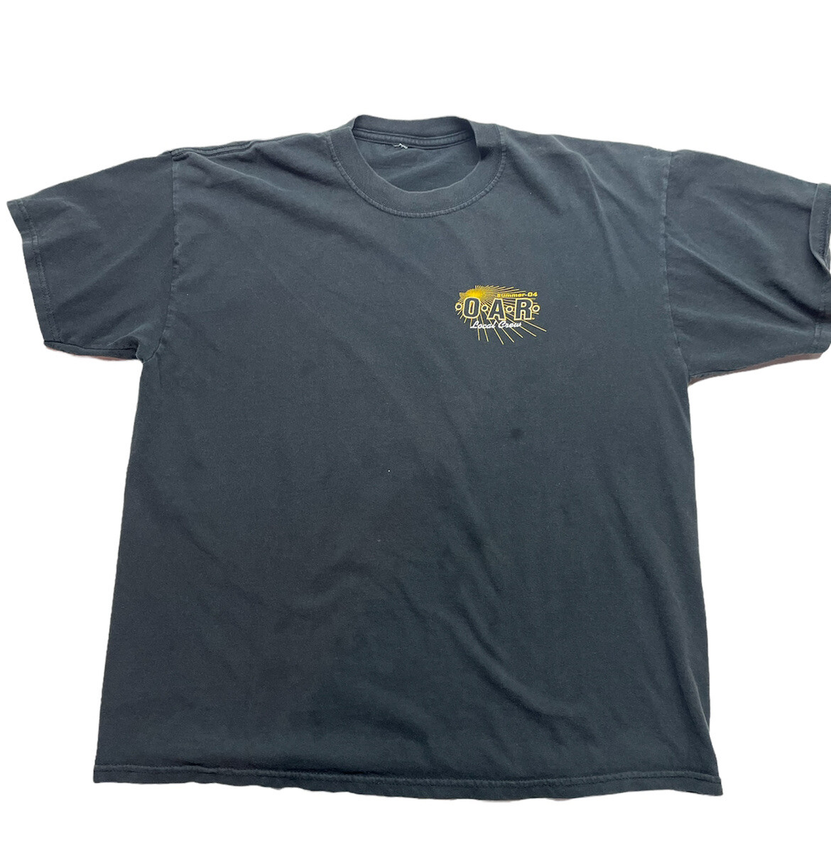OAR Graphic T Shirt Band Concert Tour Faded Black XL? See Measurements O.A.R