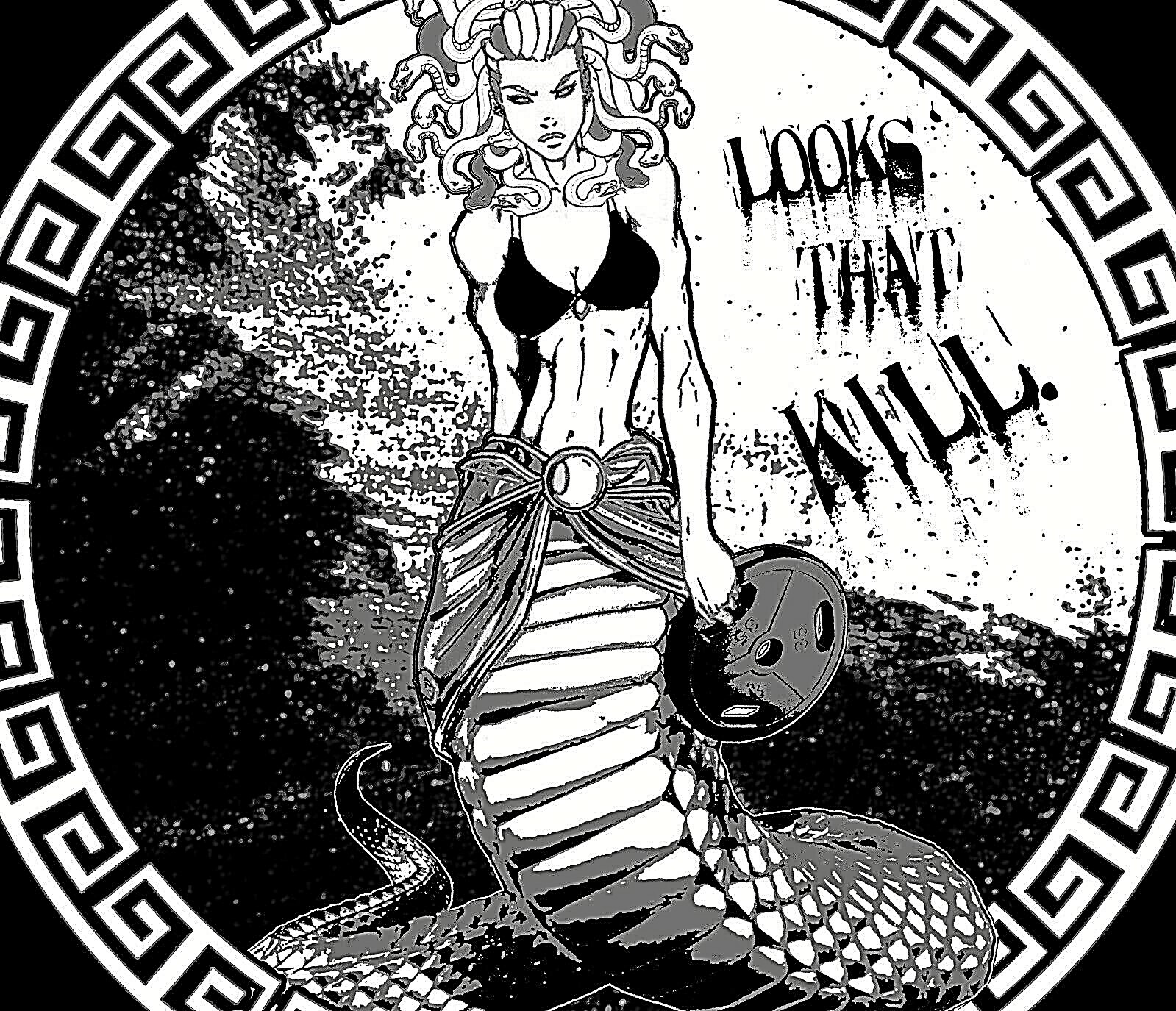 Iron Gods Medusa Workout T-Shirt, Gym Shirt, Gym Clothing, Gym Outfit, Unisex gallery