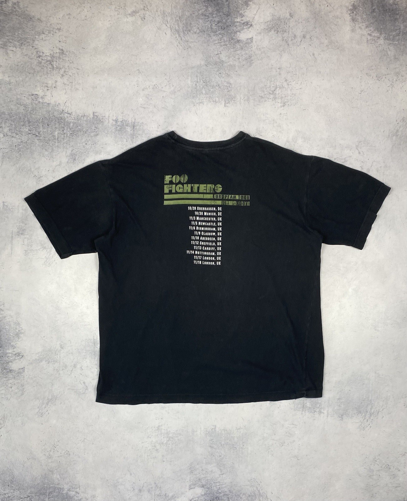 Vintage Foo Fighters Europe Tour 2007 Rock Band Black Men’s T-Shirt Size XL gallery