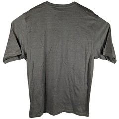 Murano by Raffi Shirt Mercerized Cotton Short Sleeve Striped Gray Mens XL V-Neck