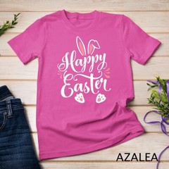 Happy Easter Bunny Rabbit Face Funny Easter Day Women Girls Unisex T-shirt