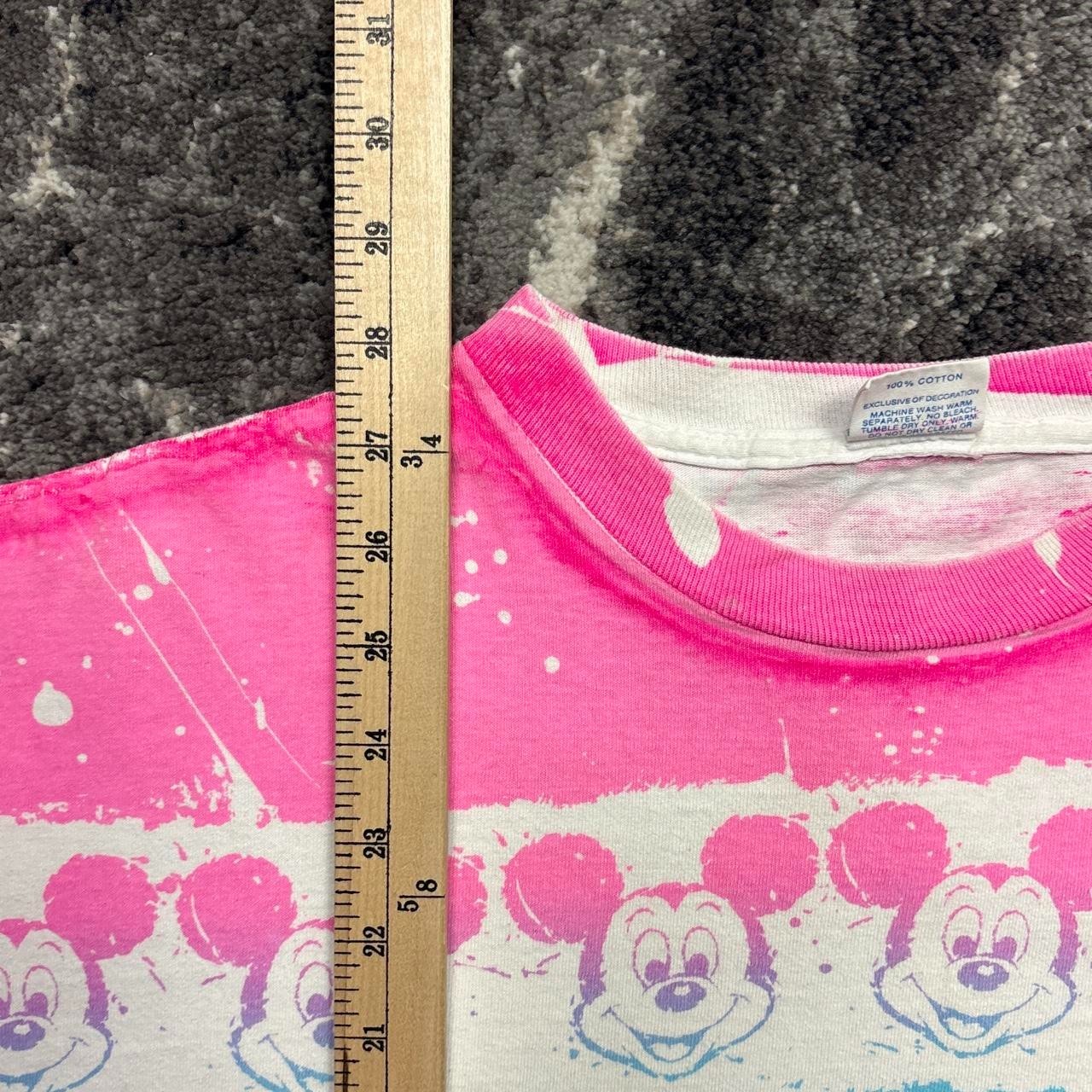 Vintage Mickey Mouse Shirt Mens OSFA XL 90s Disney Character Fashions Tie Dye gallery