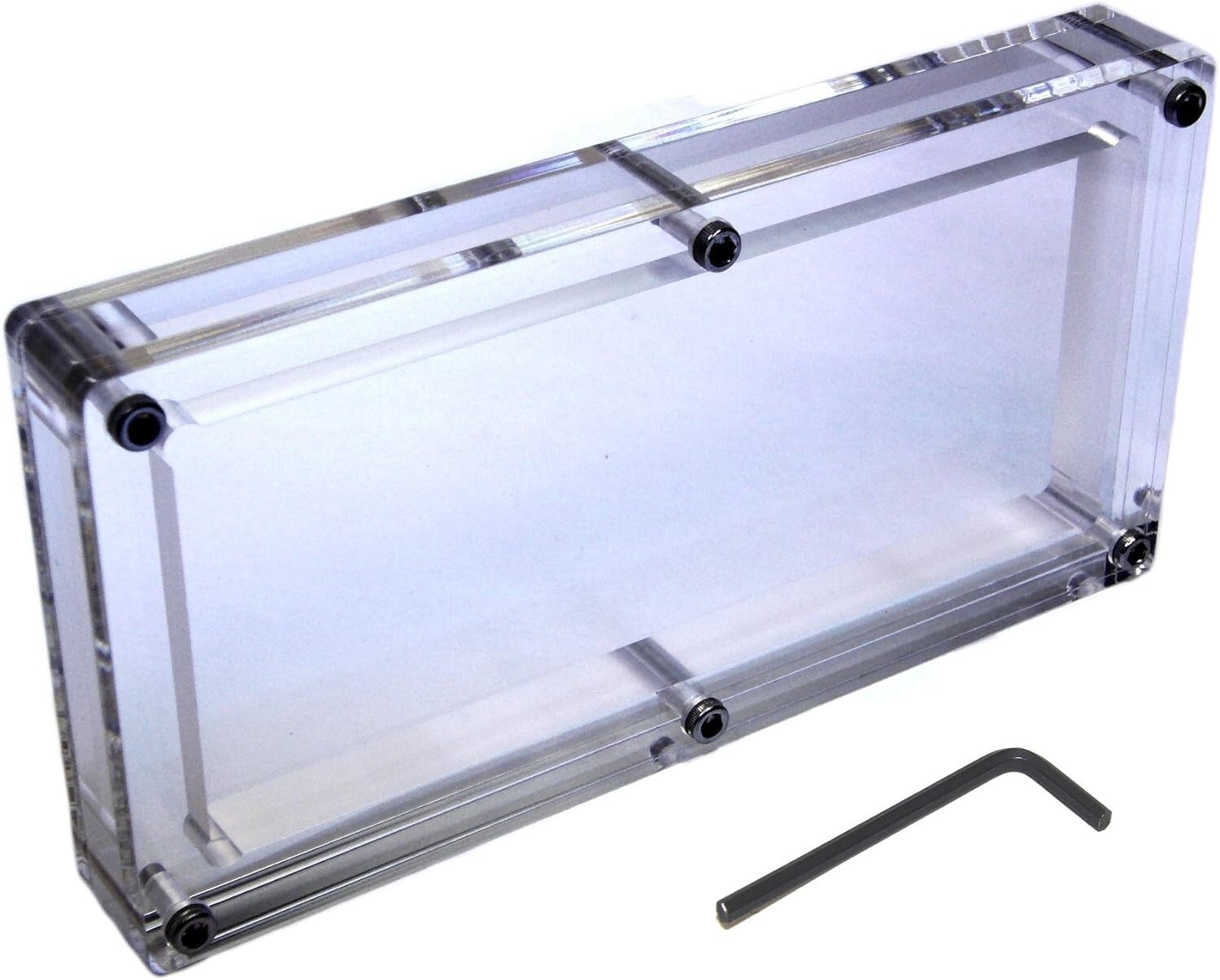 Acrylic pack 100 Bank Note BEP Currency Display Dollar Case Frame Money Holder