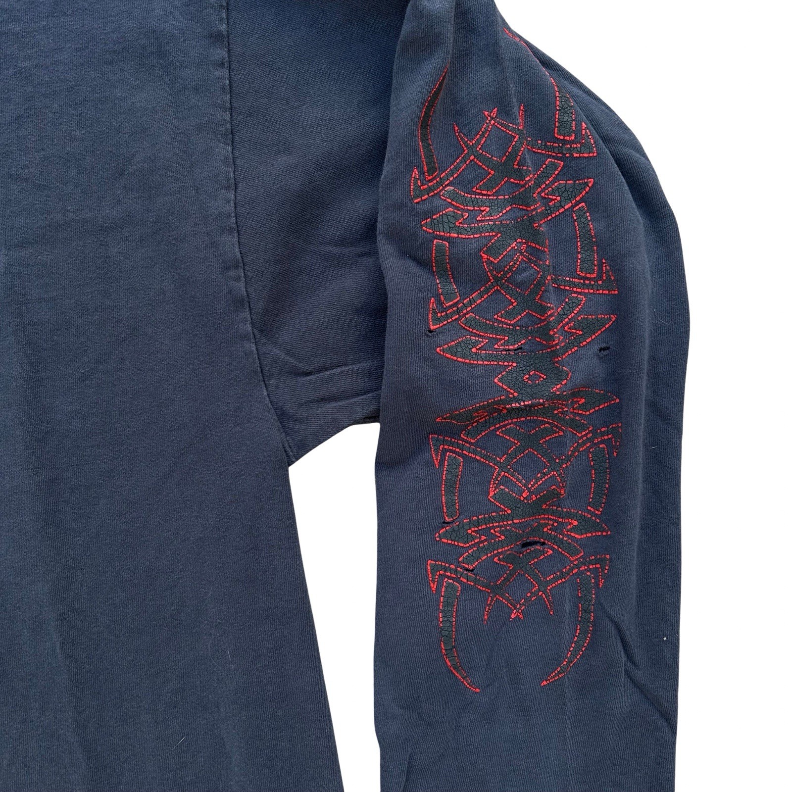 Vintage Y2K Tribal Tattoo Shirt Size XL gallery